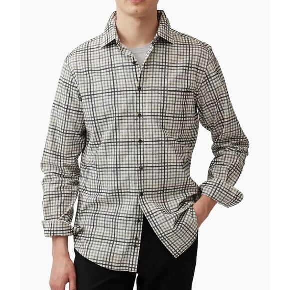 Rodd & Gunn Cotton Flannel Button Down Shirt Large - Picture 1 of 8